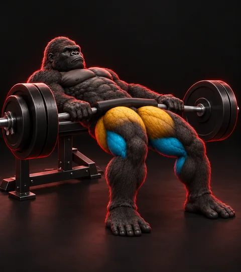 Barbell Hip Thrust — Konum 2