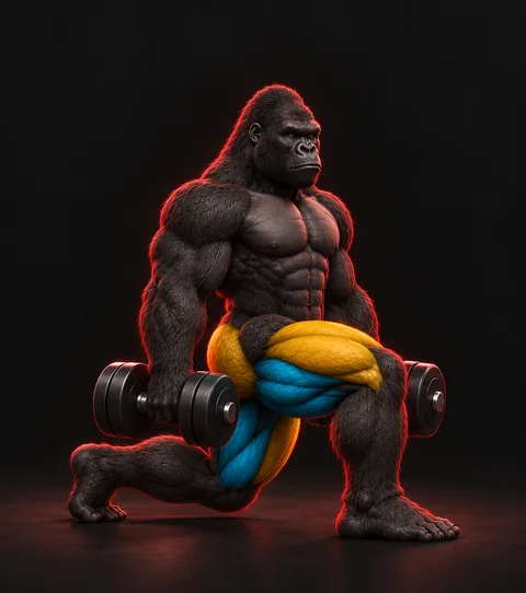 Dumbbell Lunge — Konum 2