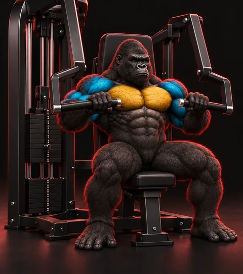 Machine Chest Press — Konum 1