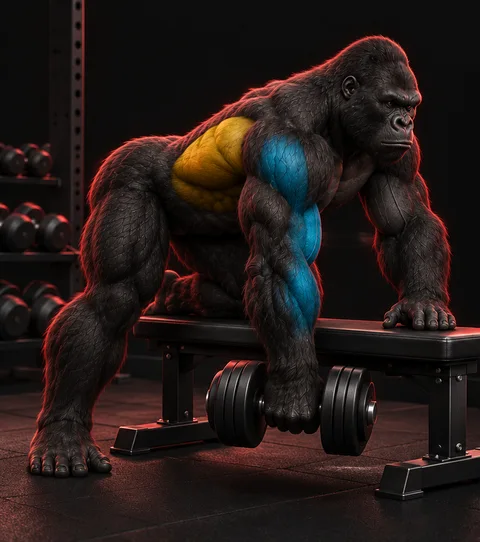 One-Arm Dumbbell Row — Konum 1