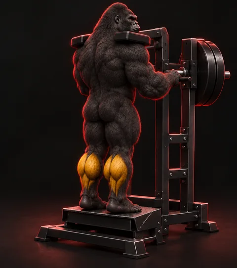 Standing Calf Raise Machine — Konum 1